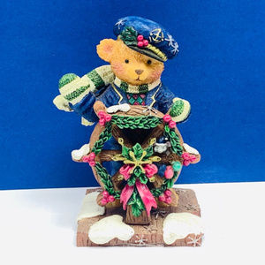 Christmas bear figurine Cranberry Cove sailor cub